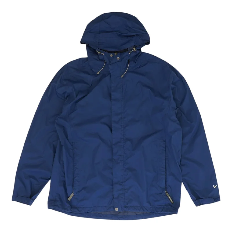 Blue Solid Lightweight Jacket