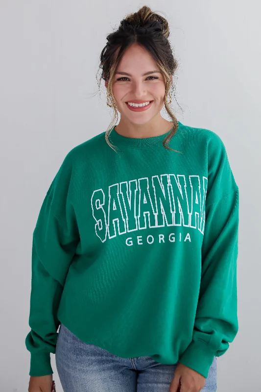 Green Savannah Georgia Sweatshirt