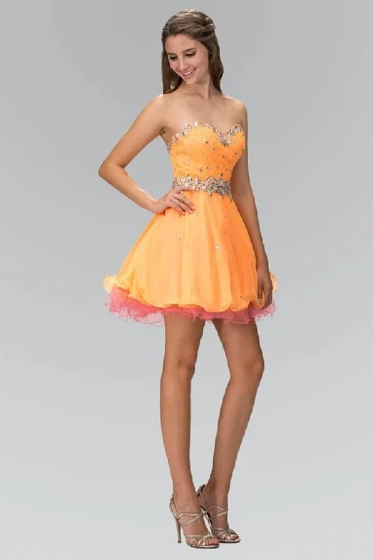 Short Strapless Prom Dress Homecoming