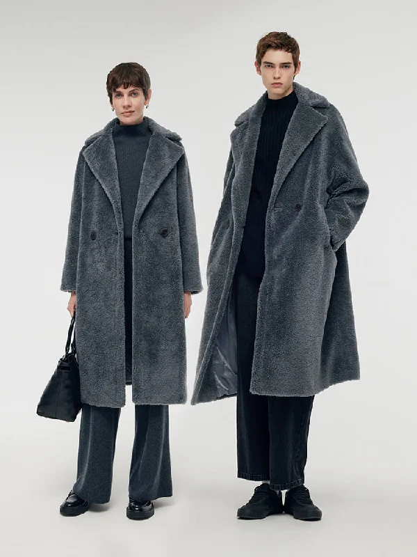 Wool Unisex Teddy Overcoat