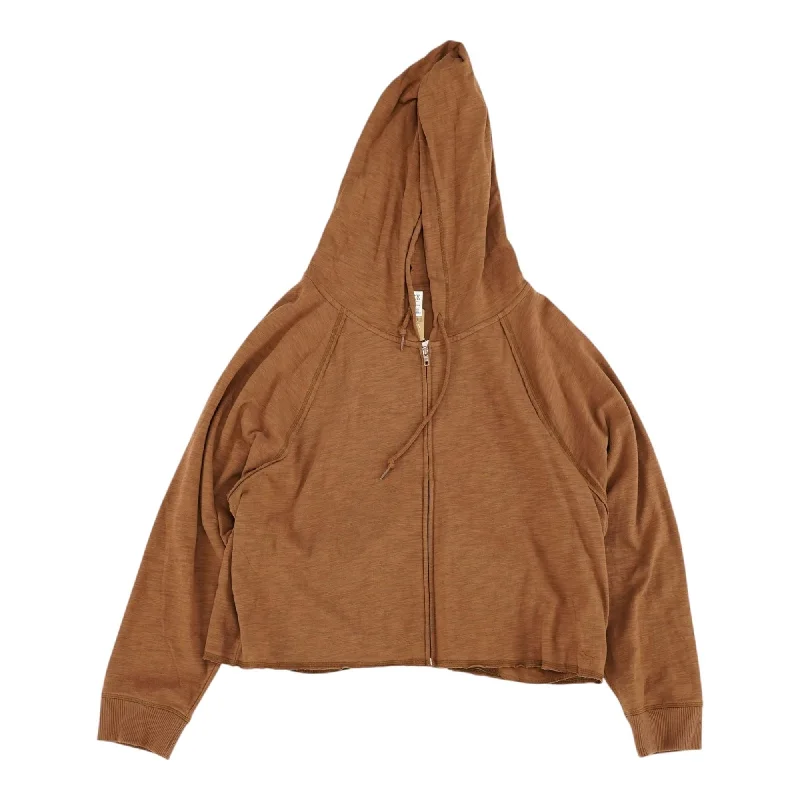 Brown Solid Lightweight Jacket