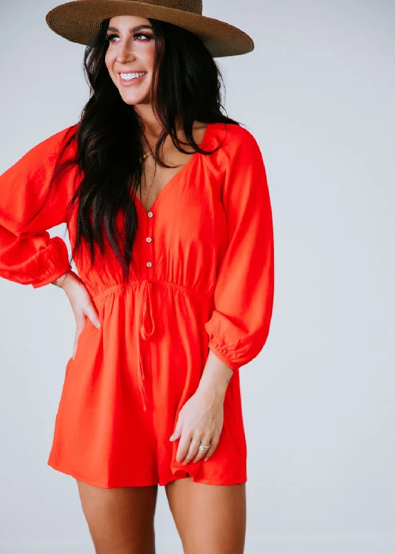 Scarlett V-Neck Romper