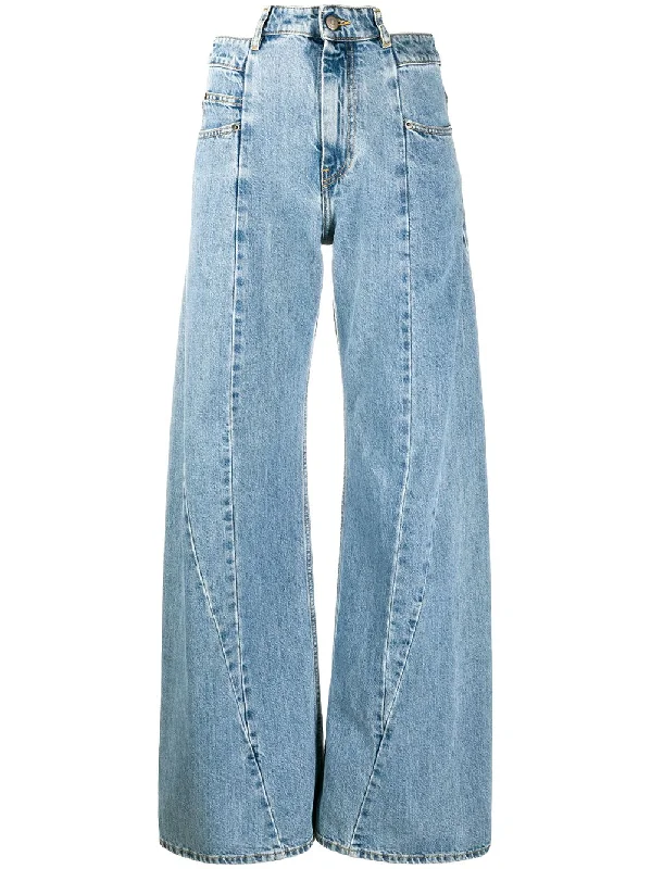 Maison Margiela Women's Jeans Clear blue