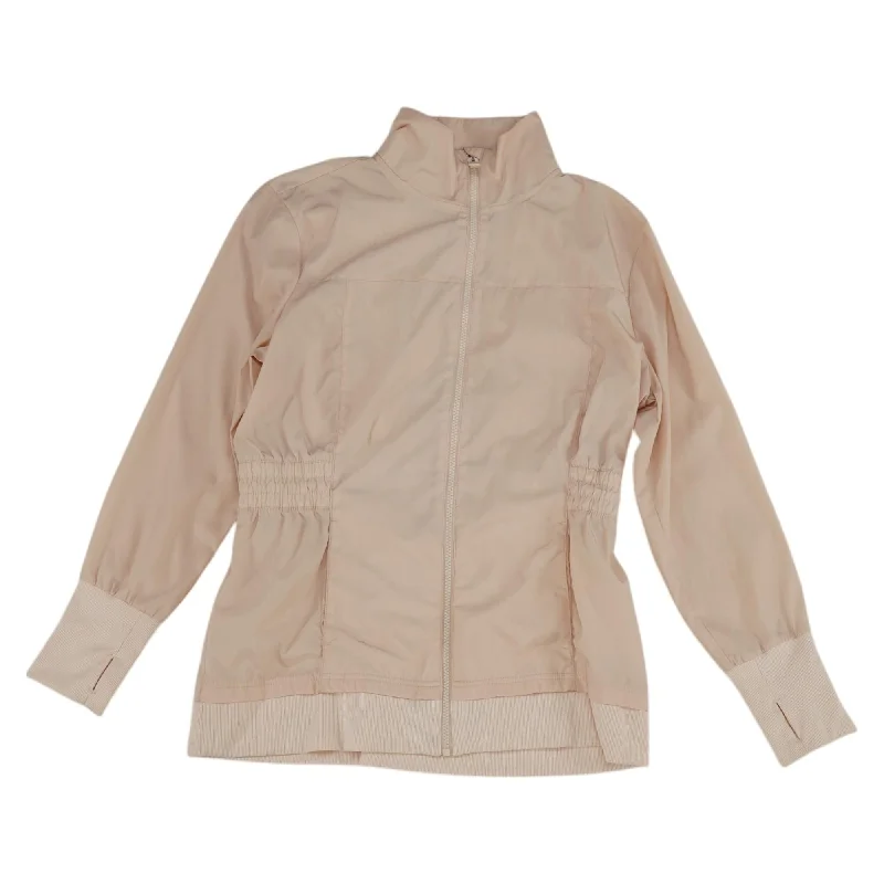 Pink Solid Lightweight Jacket