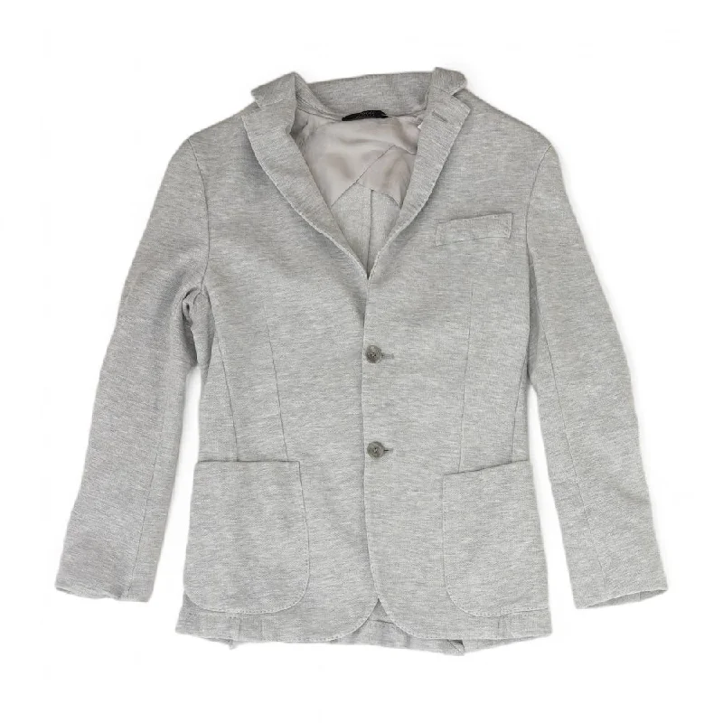 Gray Solid Blazer