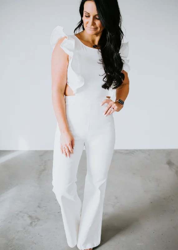 Divine Muse Ruffle Jumpsuit