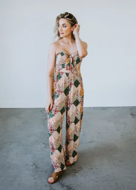 Living For This Strapless Jumpsuit