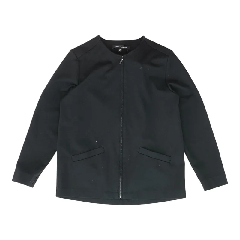 Black Solid Lightweight Jacket