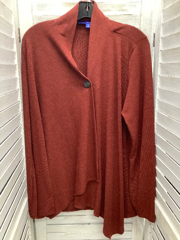 Cardigan By Apt 9 In Red, Size: M