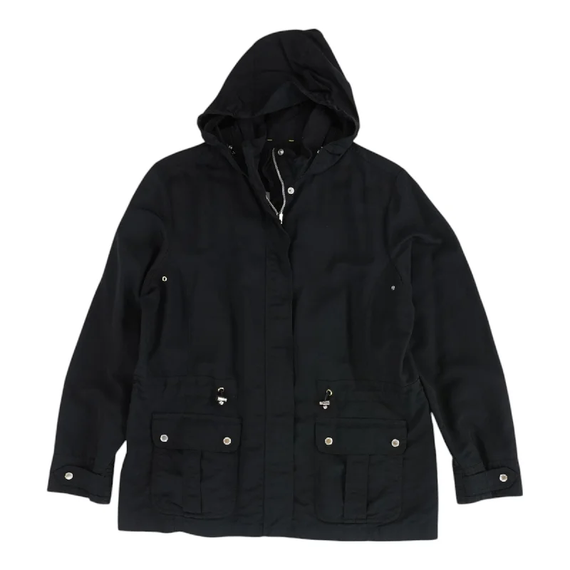 Black Solid Lightweight Jacket