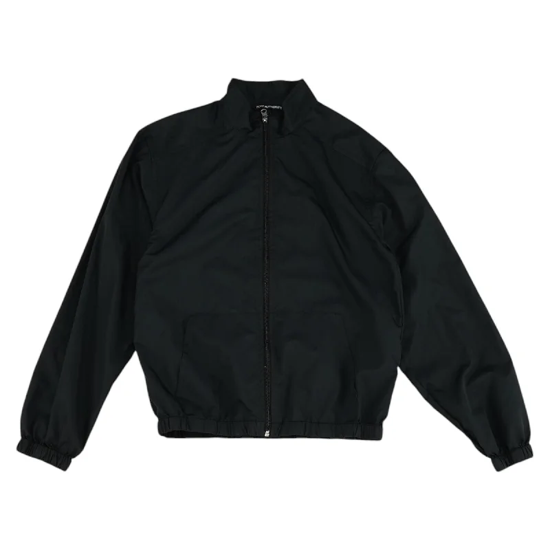 Black Solid Lightweight Jacket