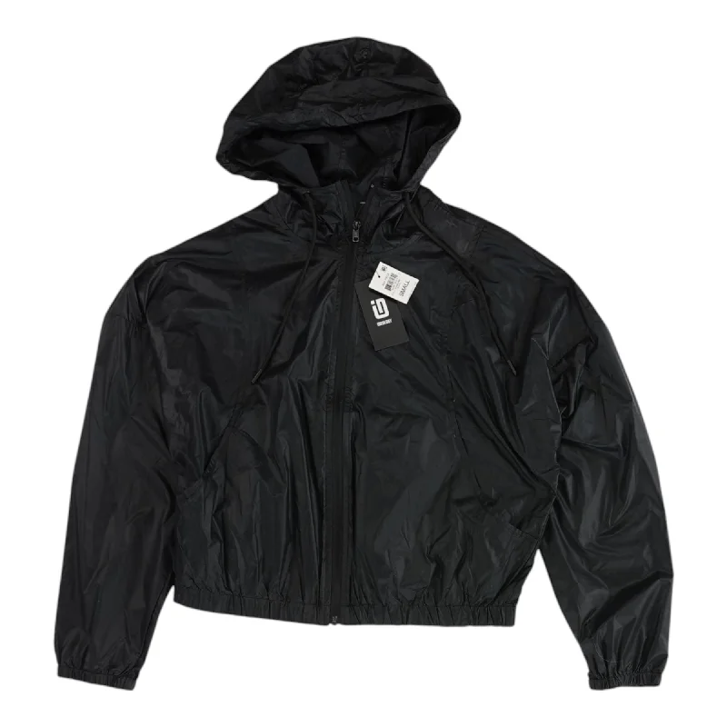 Black Solid Active Jacket