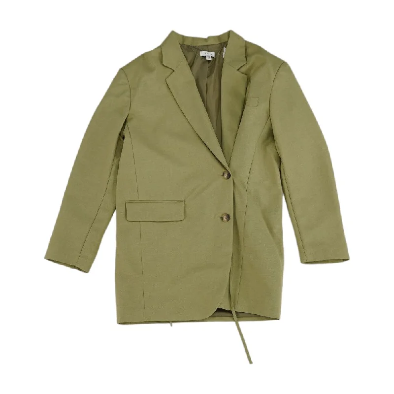 Tan Solid Blazer