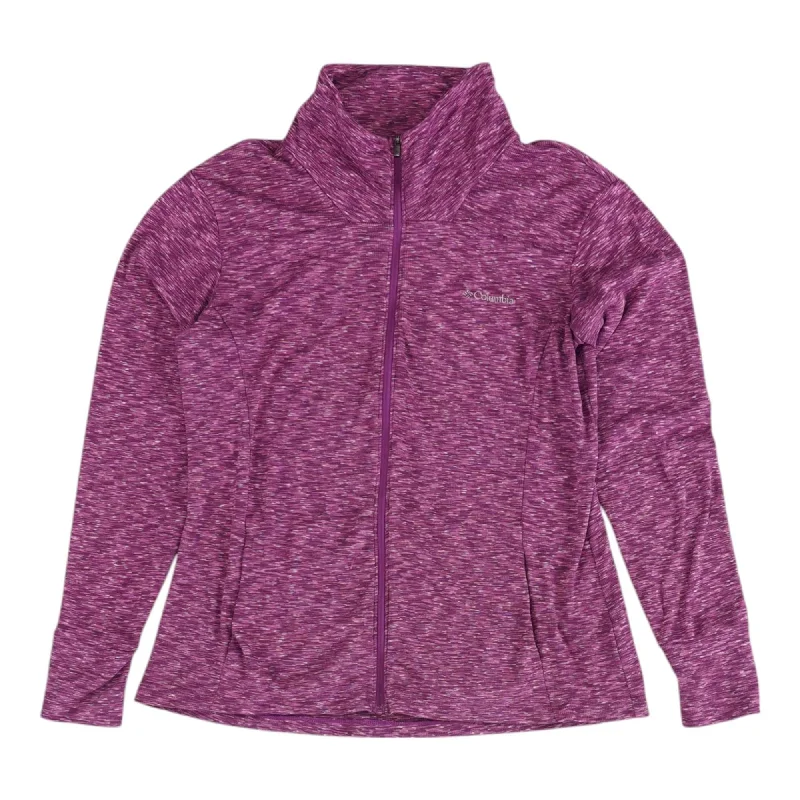 Purple Striped Active Jacket