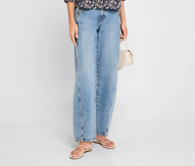 Meridian High-Rise Boyfriend Jeans In Austin Wash