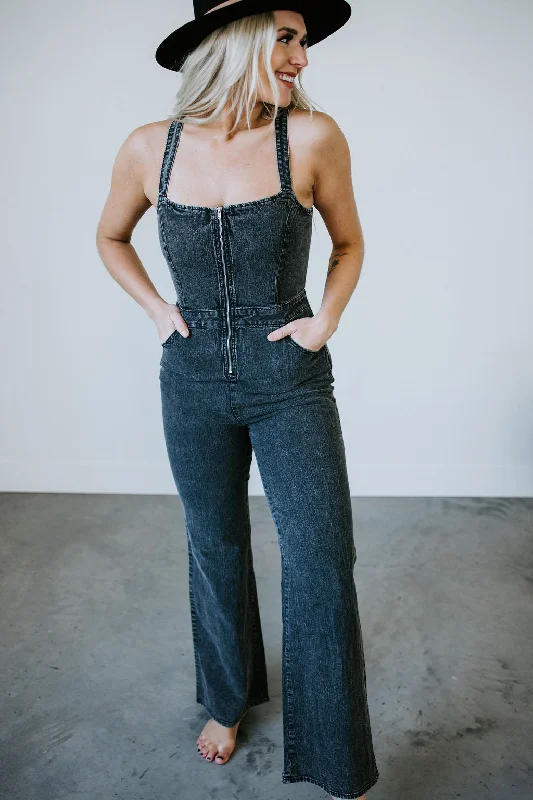 Can't Compare Denim Jumpsuit