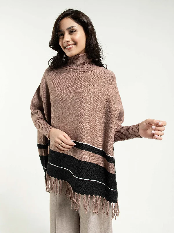 Striped Poncho