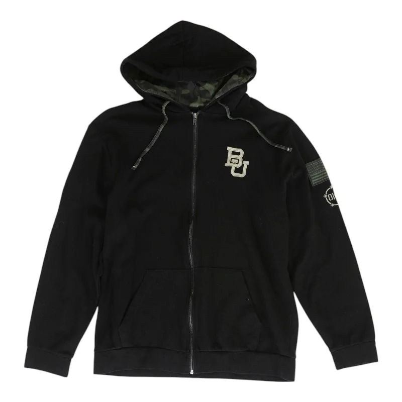 Black Solid Boston University Lightweight Jacket