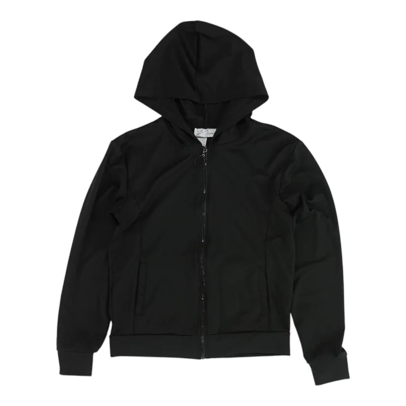 Black Solid Active Jacket