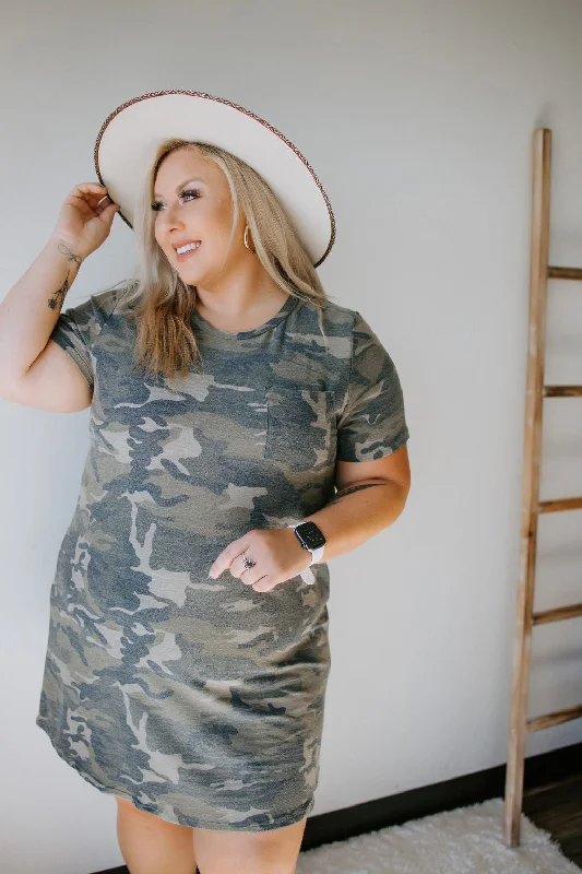 Curvy Hard Not To Notice T-Shirt Dress