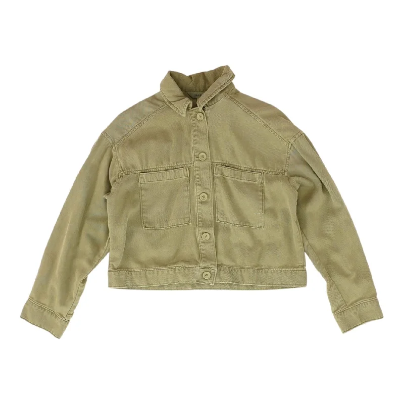 Green Solid Lightweight Jacket