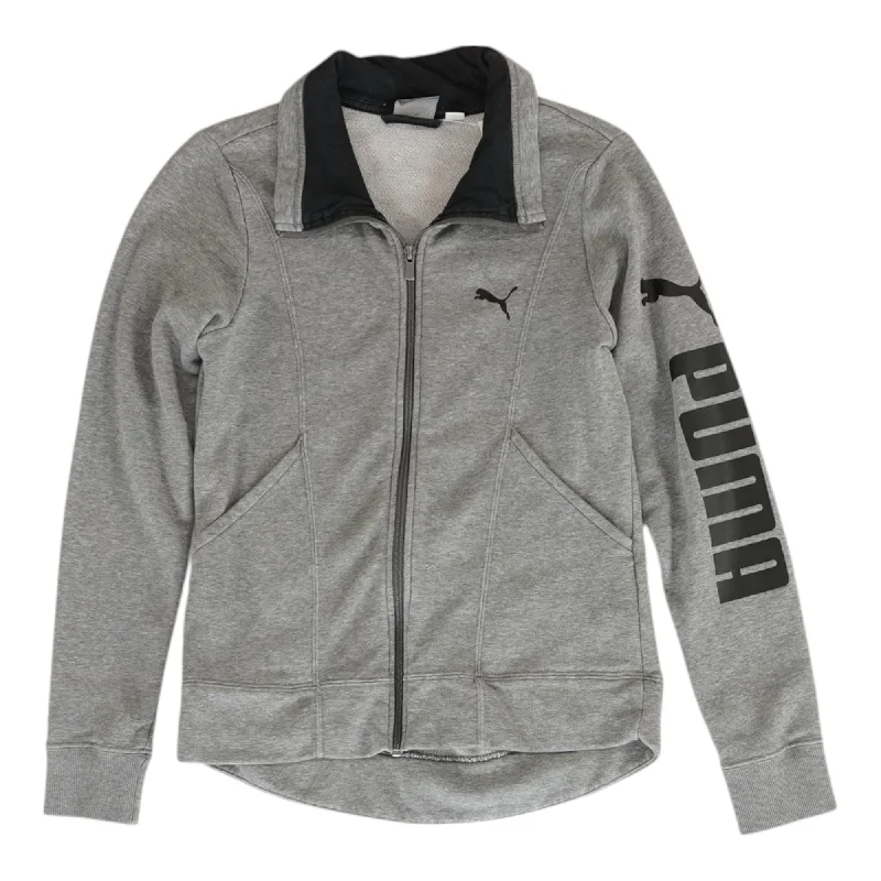 Gray Solid Lightweight Jacket