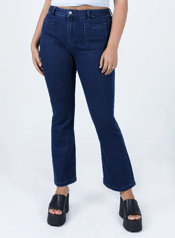 Dalta Mid Rise Flare Denim Jeans