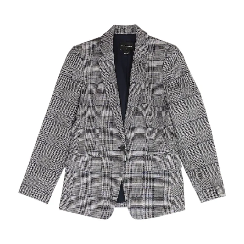 Gray Plaid Blazer