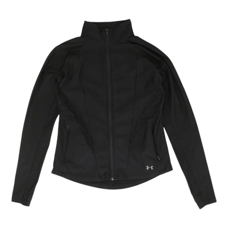 Black Solid Active Jacket