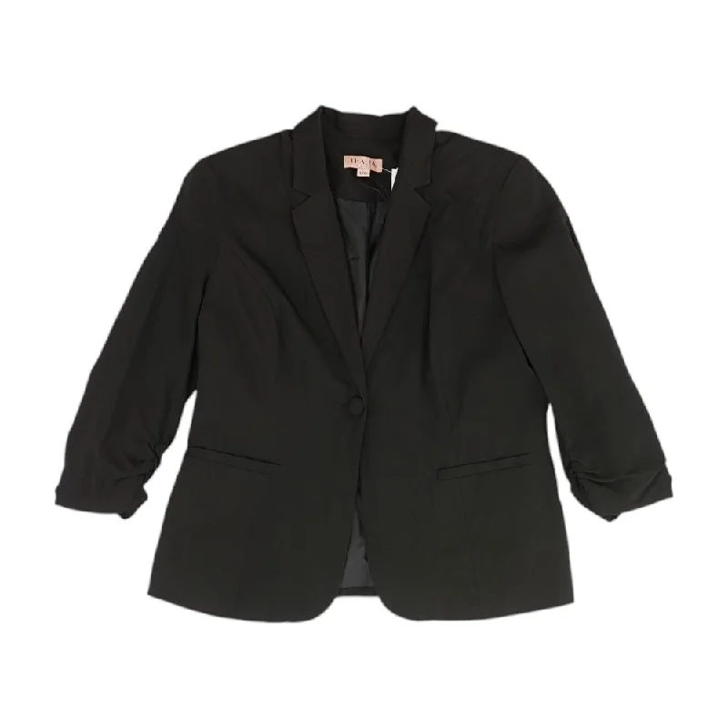 Black Solid Blazer