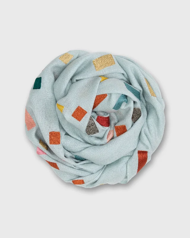 Vertex Vista Scarf in Sky Grey