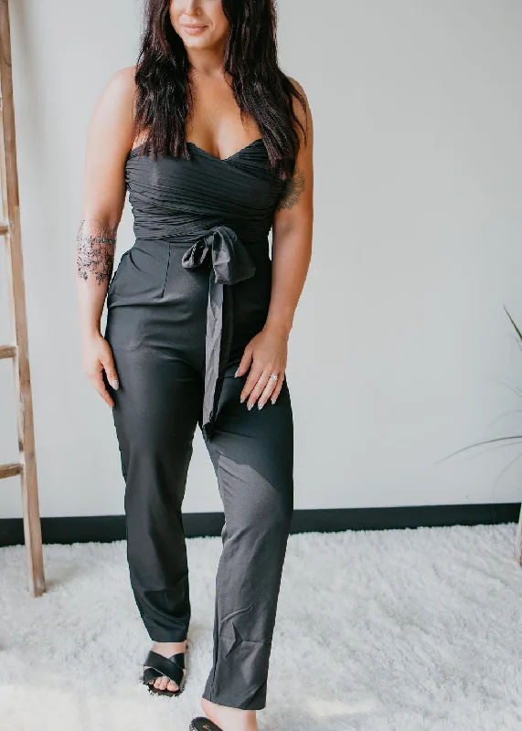 Stunner Tie Waist Jumpsuit FINAL SALE