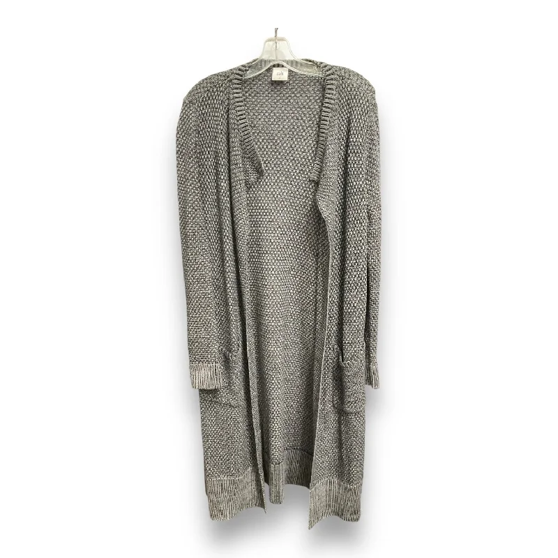 Sweater Cardigan By Cabi In Grey, Size: M