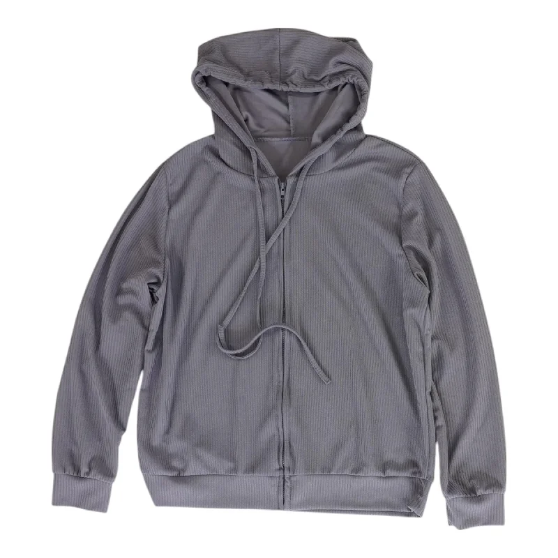 Purple Solid Lightweight Jacket