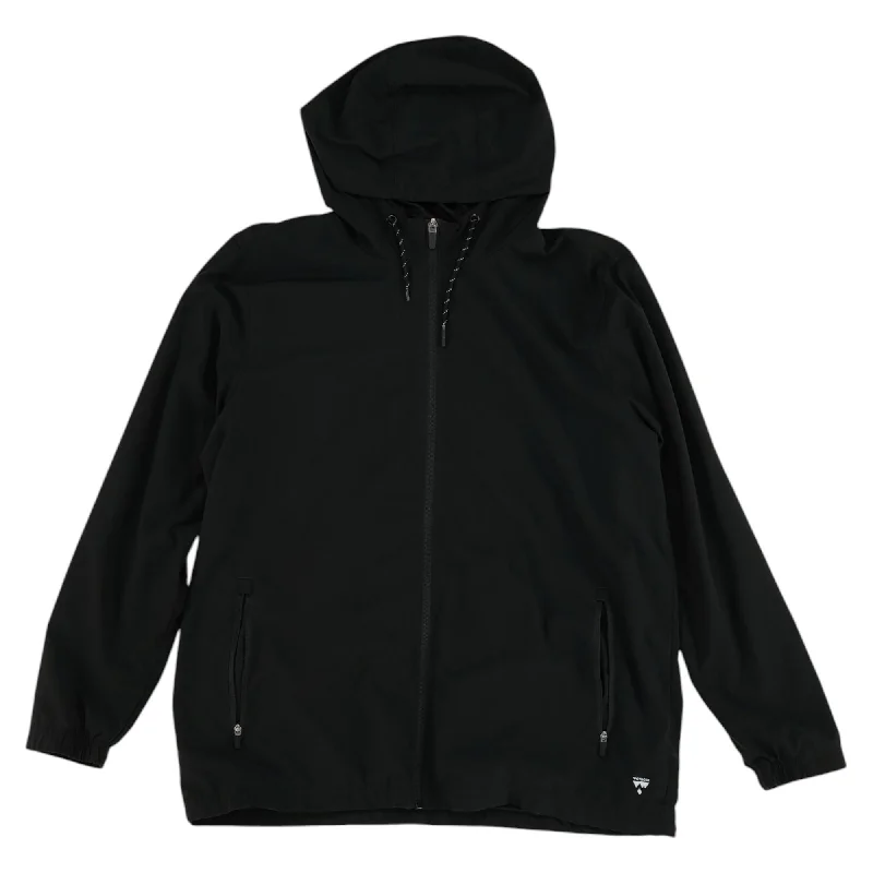 Black Solid Lightweight Jacket