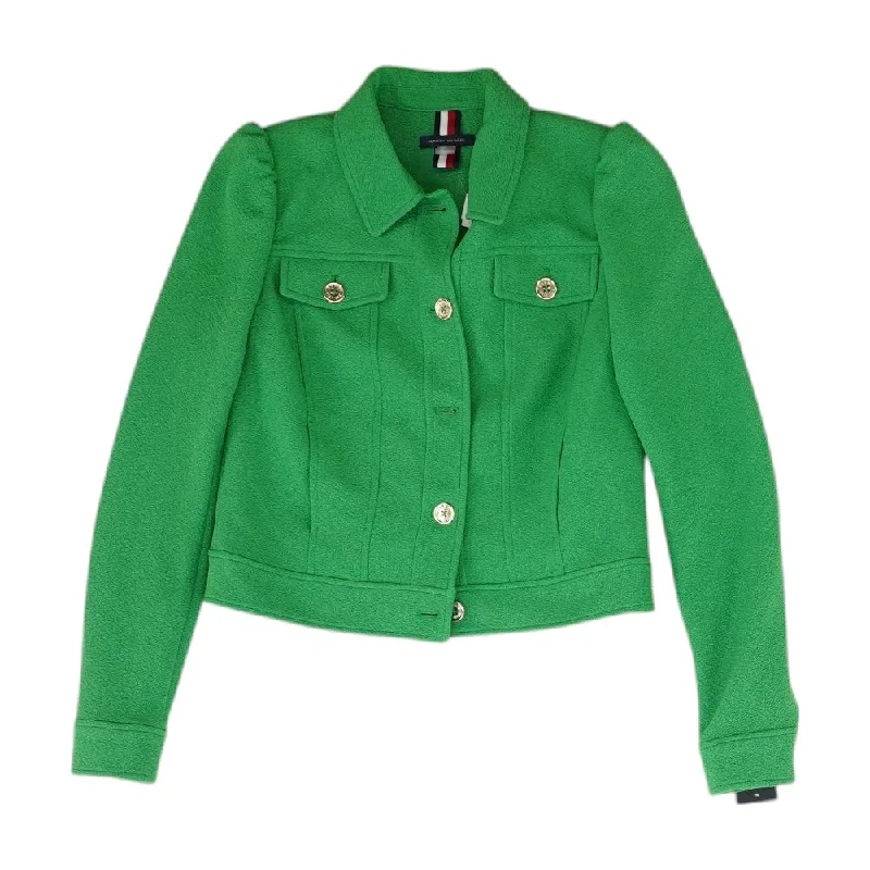 Green Solid Blazer