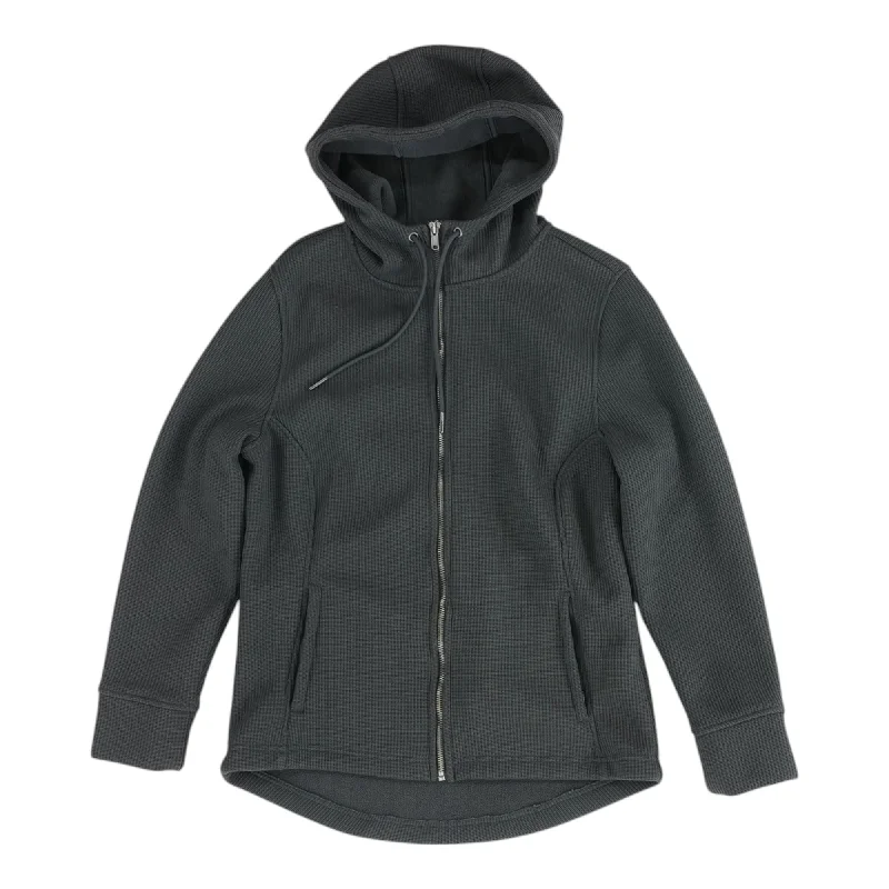 Gray Solid Lightweight Jacket