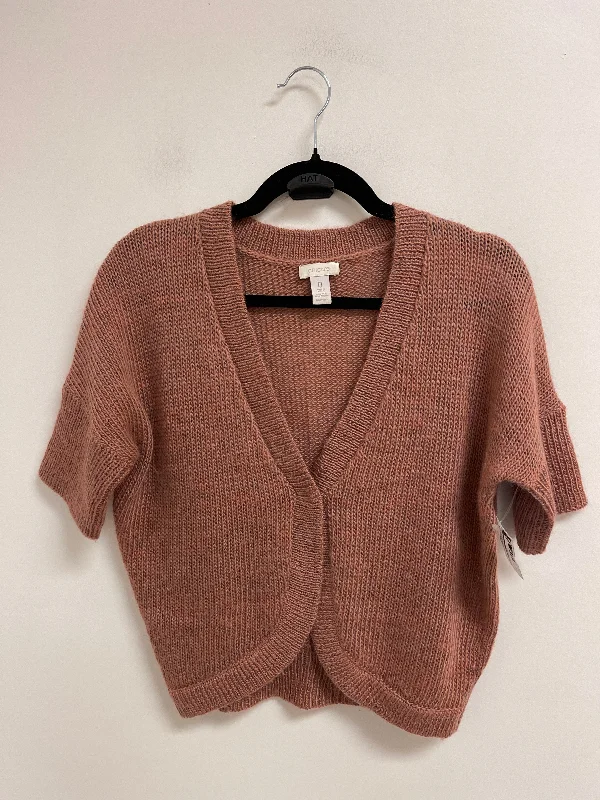 Sweater Cardigan By Chicos In Red, Size: S