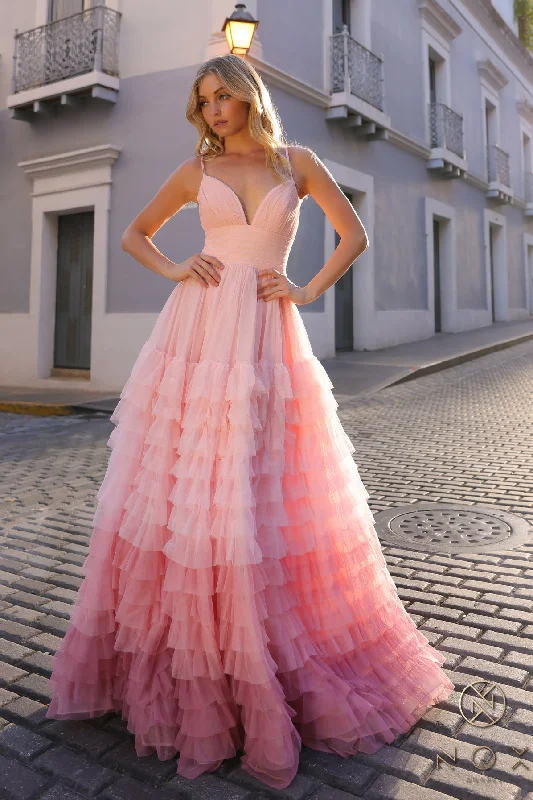 Nox Anabel C1420 Long Prom Ombre Dress