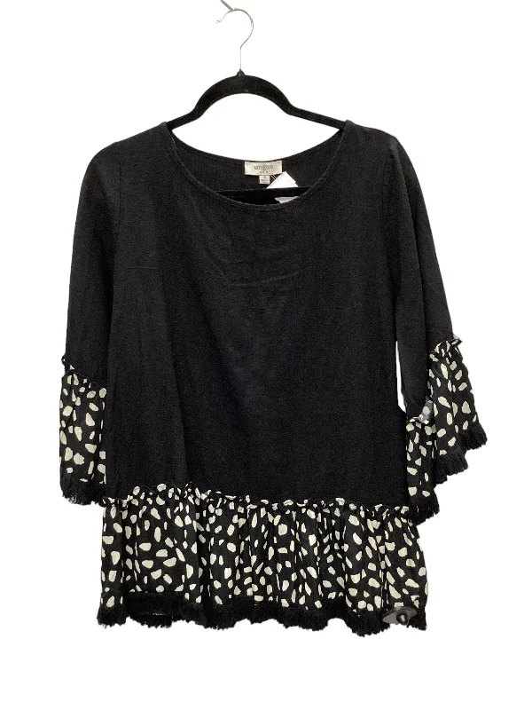 Black Top Short Sleeve Umgee, Size S