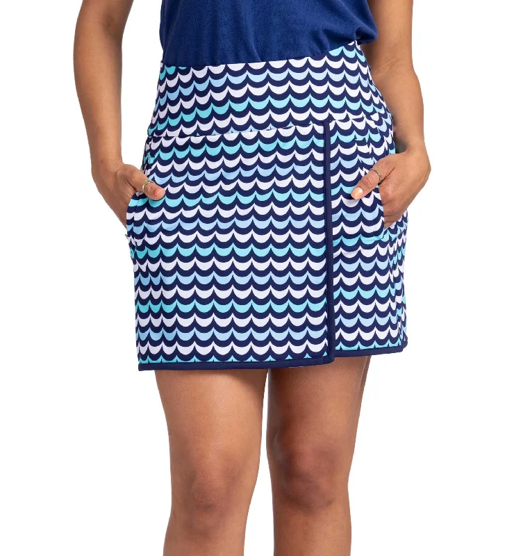 Cart Golf Golf Skort - Rolling Wave