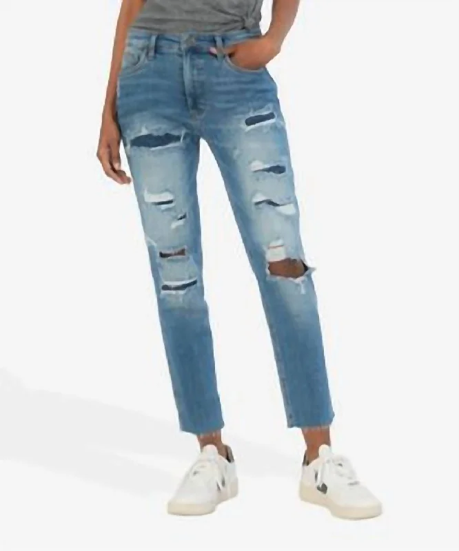 Rachael High Rise Fab Ab Mom Jean In Revolution