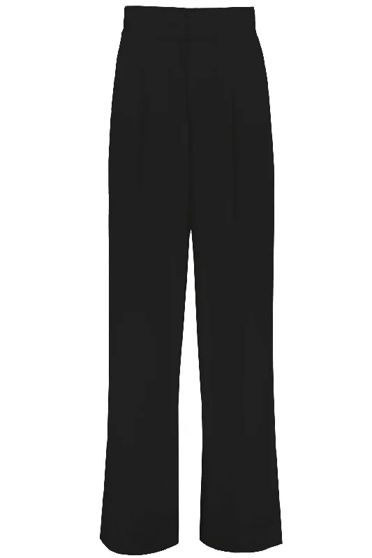 Sorrento Wide Leg Pant In Black