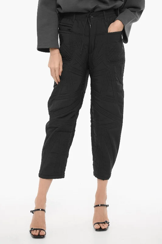 Y-3 by Yohji Yamamoto ADIDAS Quilted Nylon Pants with Belt Loops