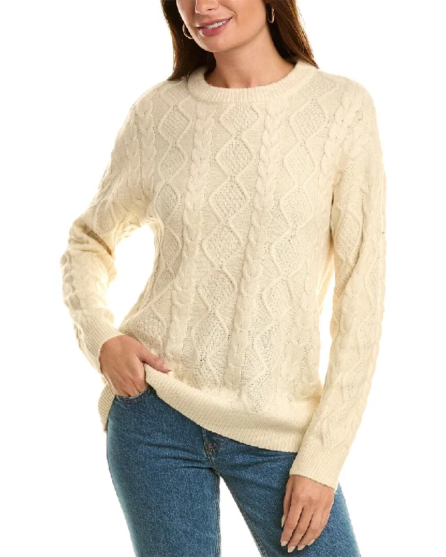 525 America Mina Airspun Cable Pullover