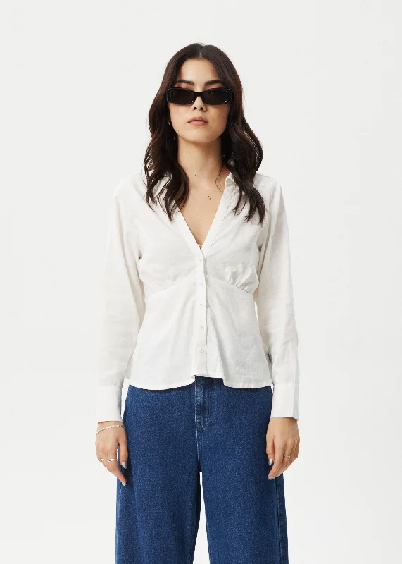 AFENDS Womens Archive - Shirt - White