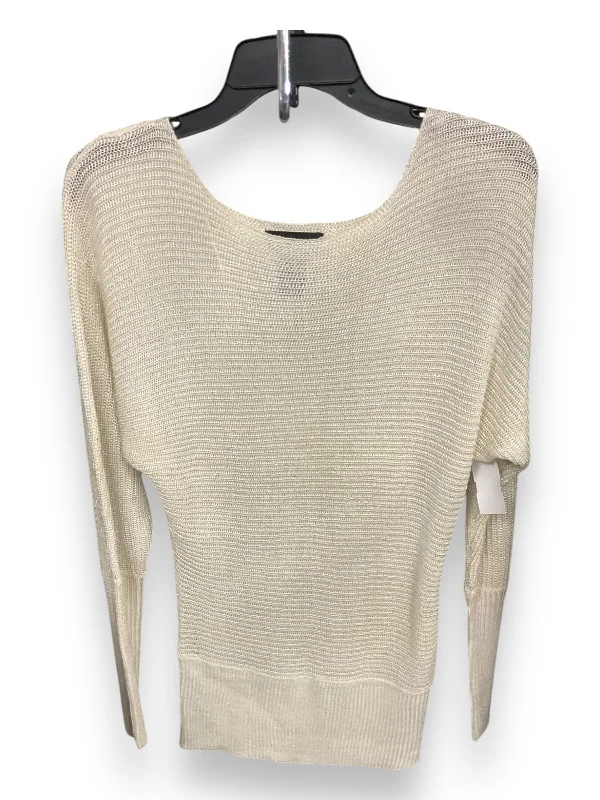 Top Long Sleeve By Attention In Ivory, Size: Xs