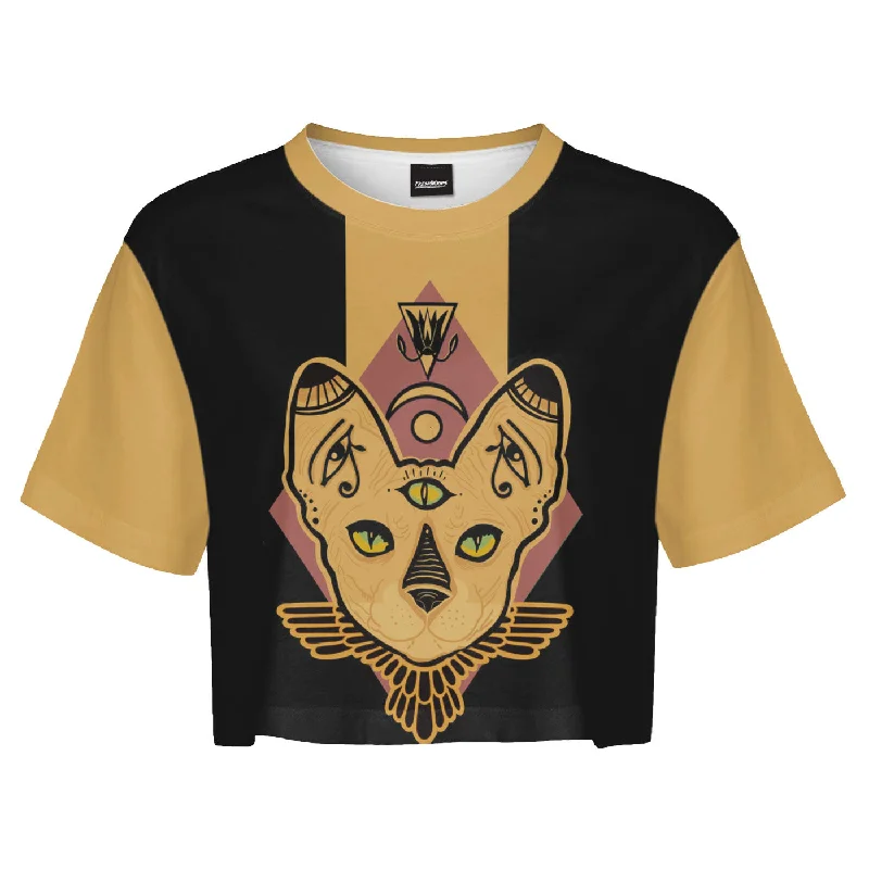 Sphynx Cat Crop Top