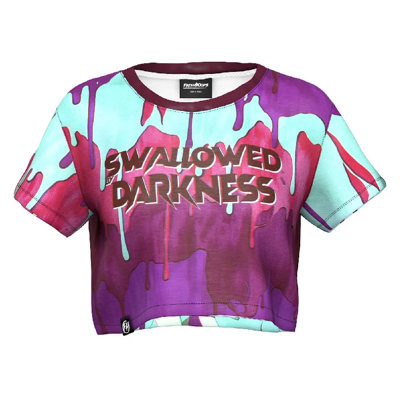 Swallowed By Darkness Crop Top